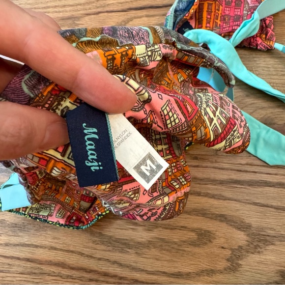 (SET) Maaji Reversible Cross Back Bikini Set - Picture 3 of 4